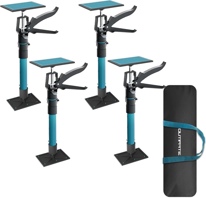 OUTIMATE Adjustable Support Pole, Cabinet Jacks for Installing Cabinets, Telescoping Support Poles Range from 13.8'' to 24'' Third Hand Tool for Installation, 132 LB Capacity, 4 Packs - Image 1